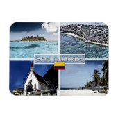 Magnet Flexible San Andres - Colombie - Mosaic - (Horizontal)