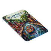 Magnet Flexible San Antonio River Walk Texas (Côté Droit)