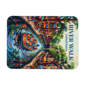 Magnet Flexible San Antonio River Walk Texas (Horizontal)