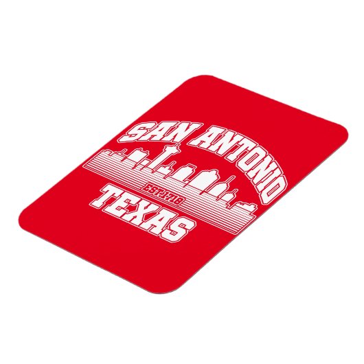 Magnet Flexible San Antonio, Texas (Côté Gauche)