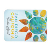 Magnet Flexible San Diego California Sunshine Travel (Horizontal)