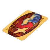 Magnet Flexible San Diego California surfer rectangle magnétique (Côté Gauche)
