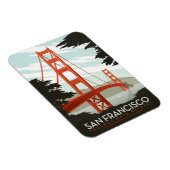 Magnet Flexible San Francisco, CA - Golden Gate Bridge (Côté Droit)