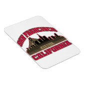 Magnet Flexible San Francisco, Californie (Côté Droit)