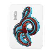 Magnet Flexible San Francisco garter snake (Vertical)
