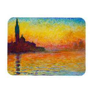 Magnet Flexible San Giorgio Maggiore à Dusk Claude Monet