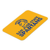 Magnet Flexible San Jose State Spartans Logo Wordmark désorganisé (Côté Gauche)