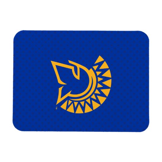 Magnet Flexible San Jose State Spartans Polka Dot Motif (Horizontal)