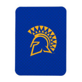 Magnet Flexible San Jose State Spartans Polka Dot Motif (Vertical)