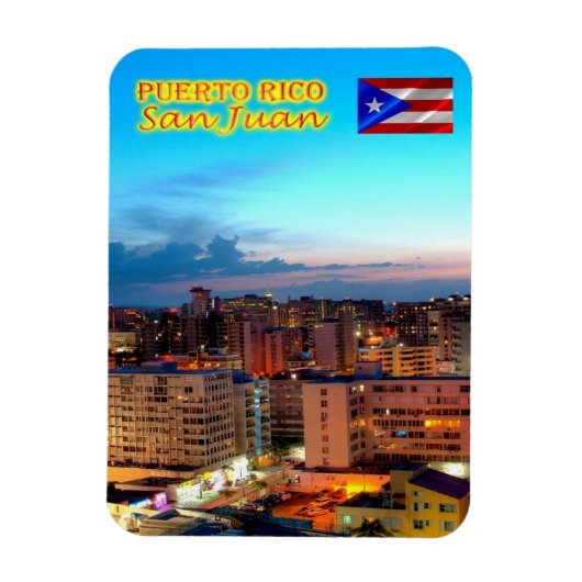 Magnet Flexible San Juan - Porto Rico - (Vertical)