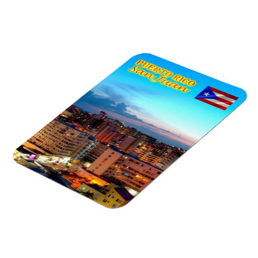 Magnet Flexible San Juan - Porto Rico - (Côté Gauche)