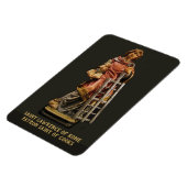 Magnet Flexible San Lorenzo de Rome, Patron Saint des Cooks (Côté Gauche)