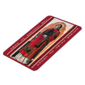 Magnet Flexible San Lorenzo Lawrence Rome, Patron Saint des Cooks (Côté Gauche)