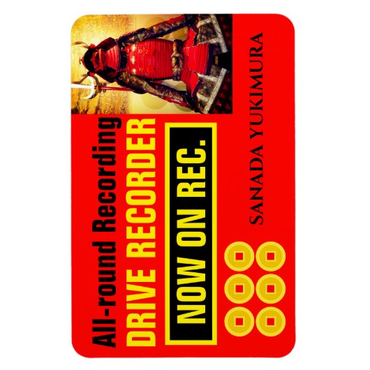 Magnet Flexible SANADA YUKIMURA : Aimant d'avertissement (Vertical)