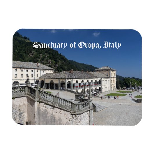 Magnet Flexible Sanctuaire d'Oropa, Piémont, Italie (Horizontal)