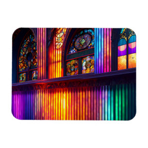 Magnet Flexible Sanctuaire Rainbow Church intérieur