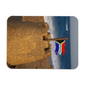 Magnet Flexible Sand Castle With South African Flag, Umhlanga (Horizontal)
