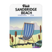Magnet Flexible Sandbridge Beach Virginia USA, (Vertical)