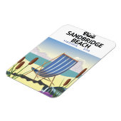 Magnet Flexible Sandbridge Beach Virginia USA, (Côté Gauche)