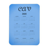 Magnet Flexible Sangria Cornflower Blue (Vertical)