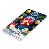 Magnet Flexible Sangria de Noël blanc (Côté Gauche)