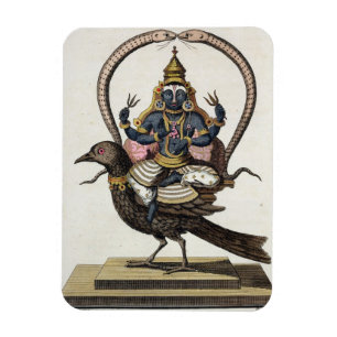 Magnet Flexible Sani, de "voyage Indes aux. et d'une La Chine" par