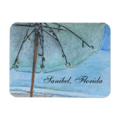 Magnet Flexible Sanibel, Plage de Floride (Horizontal)