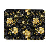 Magnet Flexible Sans couture avec orchidées de bijoux (Horizontal)