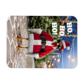 Magnet Flexible Santa Chicken (Horizontal)