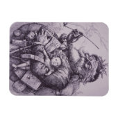 Magnet Flexible Santa Claus (Horizontal)