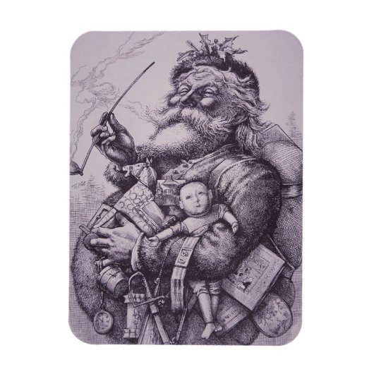 Magnet Flexible Santa Claus (Vertical)