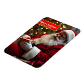 Magnet Flexible Santa Claus sleeping with wishes FPM (Côté Gauche)