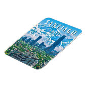 Magnet Flexible Santiago : La ville cosmopolite (Côté Gauche)
