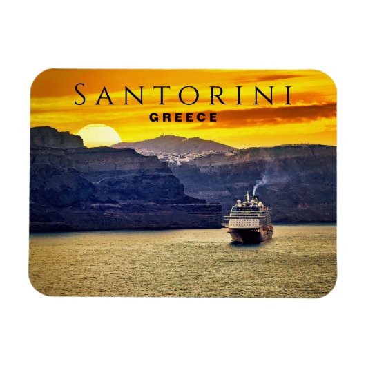 Magnet Flexible Santorin, Grèce (Horizontal)