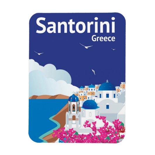 Magnet Flexible Santorin Grèce (Vertical)