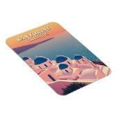 Magnet Flexible Santorin Grèce Souvenir Iconique (Côté Droit)