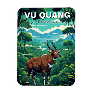 Magnet Flexible Saola in Vu Quang National Park Vietnam Travel