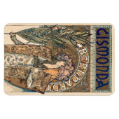 Magnet Flexible Sarah Bernhardt par Alphonse Mucha (Horizontal)