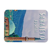 Magnet Flexible Sarajevo, ville historique de- (Horizontal)