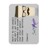 Magnet Flexible Sarcasme de café (Vertical)