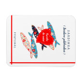 Magnet Flexible Sardines portugaises (Horizontal)