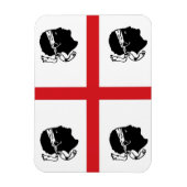Magnet Flexible sardinia drapeau italie île ethnique (Vertical)
