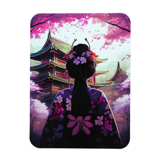 Magnet Flexible Sari Cerisiers (Vertical)