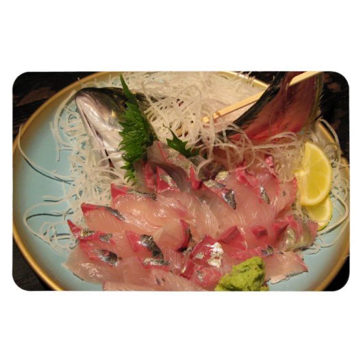 Magnet Flexible Sashimi 刺 身 / Nourriture japonaise (Horizontal)