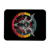 Magnet Flexible Satan Goat, Don de chèvre (Horizontal)