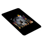 Magnet Flexible Satan Witch Mummy Halloween Cost (Côté Droit)