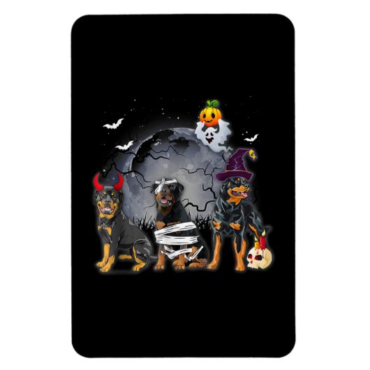 Magnet Flexible Satan Witch Mummy Halloween Cost (Vertical)