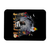 Magnet Flexible Satan Witch Mummy Halloween Cost (Horizontal)