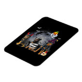 Magnet Flexible Satan Witch Mummy Halloween Cost (Côté Gauche)