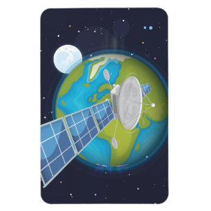 Magnet Flexible Satellite